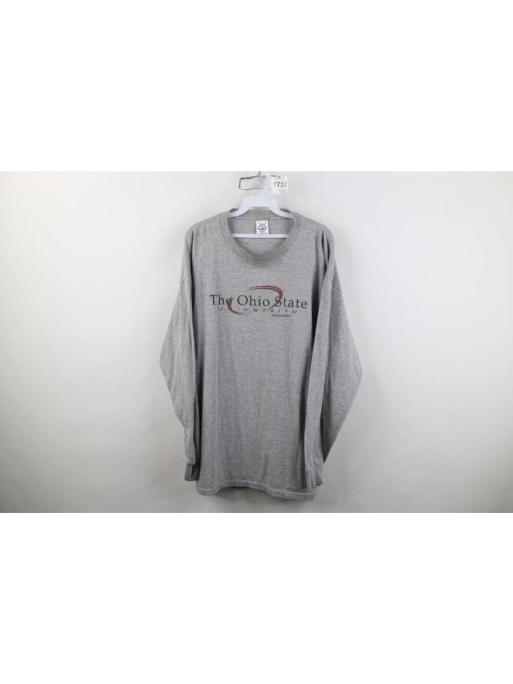 Vintage 90s Mens XL The Ohio State University Long Sleeve T-Shirt Heather Gray